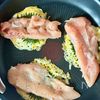 油不使用!外カリッ中しっとり《ささみのカリカリチーズ焼き》の工程1