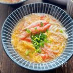 身体も温まる！ふわふわかに玉とろみうどん