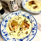 白だしで味決まる　簡単チキンフリカッセ