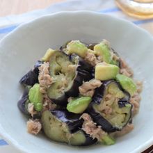 やみつき！なすとアボカドの中華風ツナ和え