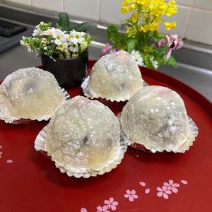 そら・ゆずの作ってみた!投稿(【簡単おやつ】豆腐入りでモチモチ柔らか！いちご大福)