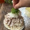 【さっぱり梅おろしの豚しゃぶそうめん】の工程2