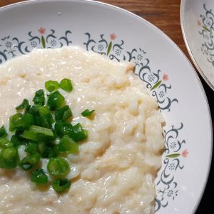ひろりぃの作ってみた!投稿(10分で作れる！帆立の豆乳リゾット)