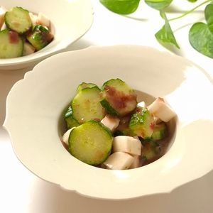 とのちゃまの作ってみた!投稿(【きゅうりと長芋の梅和え】さっぱり副菜♡腸活にも！)