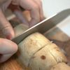 材料２つで激ウマおつまみ‼︎『フライドれんこん』の工程1
