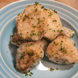 らむじーさん☆の作ってみた!投稿(揚げずにカリほく♡【里芋ののり塩焼き】レンジで簡単＆時短◎)