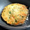 カリモチ食感♪栄養満点！【豆腐ニラチヂミ】🧑🏻‍🍳の工程5