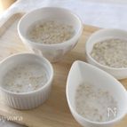 【離乳食】基本のオートミールがゆ