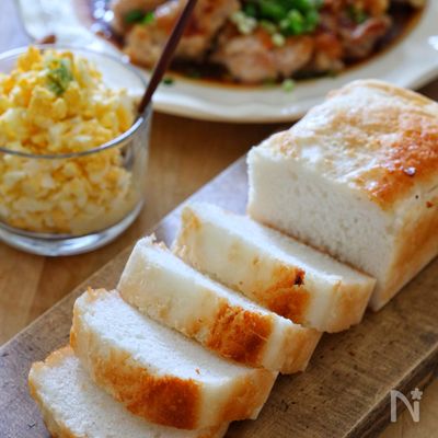 ふっくらもちもち♡冷めても美味しい♪【米粉ミニ食パン】