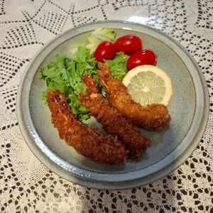 フェビアンの作ってみた!投稿(『真っ直ぐ揚がる！基本のえびフライ』＃洋食＃子供が喜ぶ)