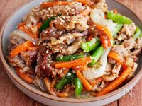 10分で爆速おかず♪【豚肉と野菜の甘酢炒め】