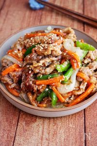 10分で爆速おかず♪【豚肉と野菜の甘酢炒め】