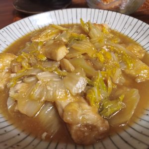 keiの作ってみた!投稿(重ねて放置♪お肉柔らか『鶏むね肉と白菜の中華風♡とろうま煮』)