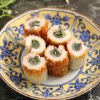 大葉の生ハム巻きのちくわ詰め