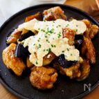 『鶏もも肉となすのチキン南蛮風』なすがとろっ♡もも肉柔らか♪