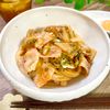 のりのり🐾🎀🤍の作ってみた!投稿(レンジで簡単！こく旨豚キムチうどん)