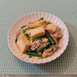 𝔂𝓾𝓶𝓲🍓の作ってみた!投稿(《丼にしても美味しい》とろーり♪豚こまニラ玉あんかけ)