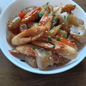 ぽぽペの作ってみた!投稿(【こんにゃくとちくわの甘辛煮】すぐできて作り置きにも◎)