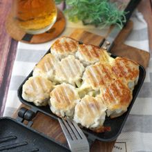 ホットサンドメーカーで♪焼きチーシュウマイ