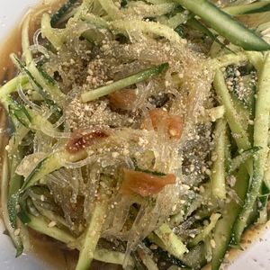hanieniの作ってみた!投稿(春雨ときゅうりの中華風ハチミツ梅肉和え)