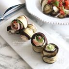 茄子の生ハムチーズロール