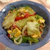 コスモスの作ってみた!投稿(カニカマとレタスと卵のさっぱりヘルシーサラダ😋🥗)