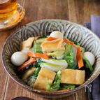 節約にも♪さっとできる昔あげの中華丼