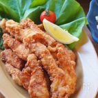 胸肉柔らか♪ステックチキン唐揚げ