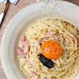 海苔の佃煮入り♪基本のカルボナーラ #生クリーム・牛乳不使用