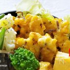 とうもろこしと塩昆布のかき揚げ