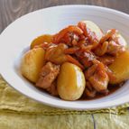 鶏もも肉と新じゃがいものマーマレード煮