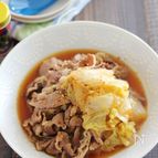 簡単なのに絶品！牛肉と白菜のすき煮