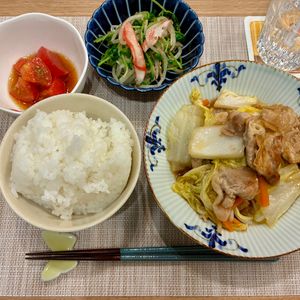 たぁプーの作ってみた!投稿(【もやしと豆苗のカニカマナムル】あと一品の彩りに◎)