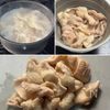 【鶏皮ときゅうりのエスニックネギだれ】カリパリ♪止まらない♡の工程1