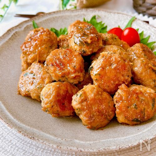 えのしそ豆腐つくね