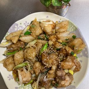 そら・ゆずの作ってみた!投稿(鶏肉とレンコンの揚げ焼き、みそ醤油味)
