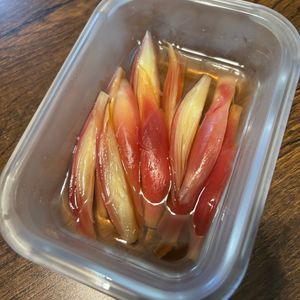 なつの作ってみた!投稿(香りさわやか♡みょうがの甘酢漬け【お弁当にも】)