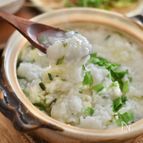 冷凍ごはんの消費にも♪おもち入り七草がゆ