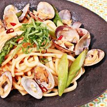 ■イタリアン♪ボンゴレうどん■