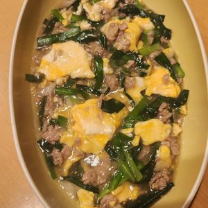 こいちゃんの作ってみた!投稿(【豚ニラたまあんかけ】簡単10分！ご飯との相性抜群◎)