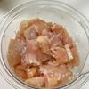 【鶏むね肉がしっとり】ぷるぷる水晶鶏の濃厚ごまだれの下準備