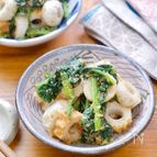 サッと1品♪『ちくわとほうれん草の胡麻和え』
