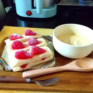 チョロリスの作ってみた!投稿(レンジでなめらか！米粉の低糖質カスタードクリーム)
