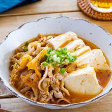 調味料1つだけ!うま辛キムチ肉豆腐