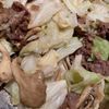 bo-zu3の作ってみた!投稿(キャベツと舞茸と牛こまのオイぽん味噌炒め)