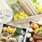 菜の花と人参の豚肉巻き