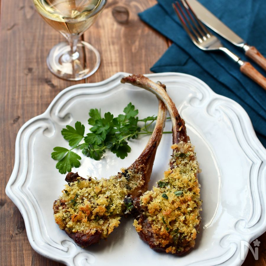 スティッキータイムとマスタードベーコンチョップのレシピ