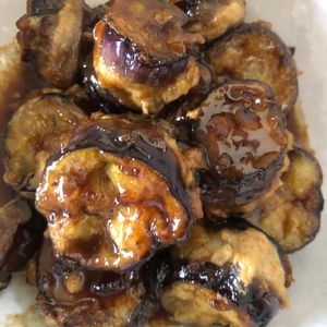269275の作ってみた!投稿(食べ応え満点！甘酢だれでご飯がすすむ【茄子のはさみ焼き】)