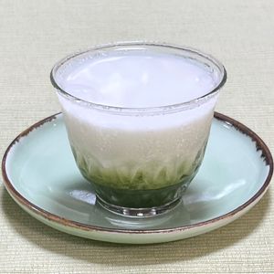 キャピタンの作ってみた!投稿(カフェ風！濃厚 抹茶ラテ)