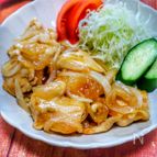 驚くほど柔らかしっとり♡鶏むね肉の生姜焼き